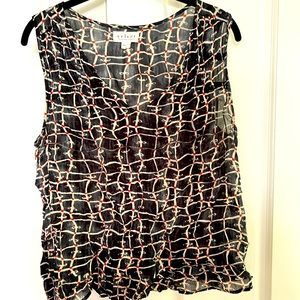 Velvet top size M sheer, worn a few times.